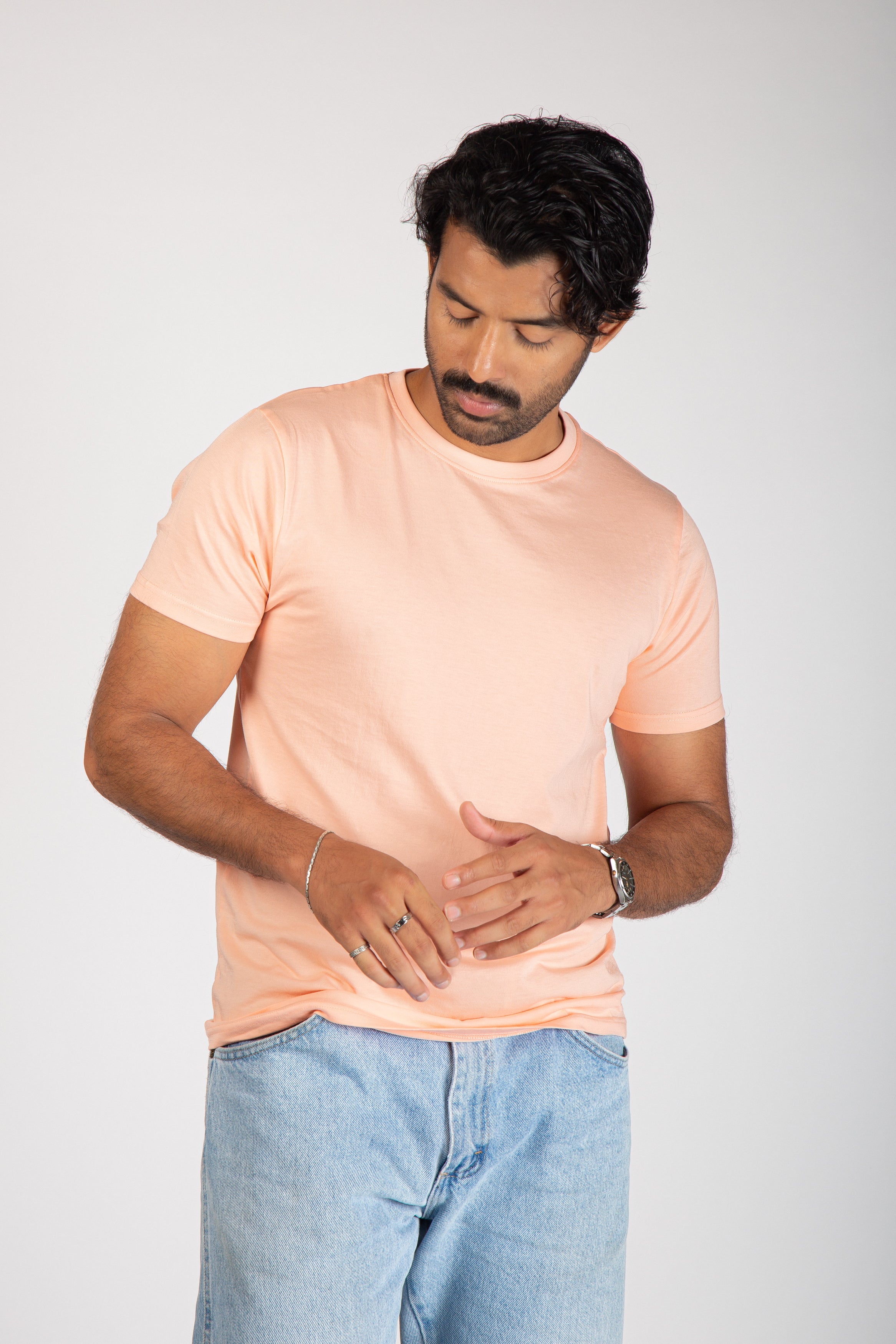 Shell Pink Crew Neck