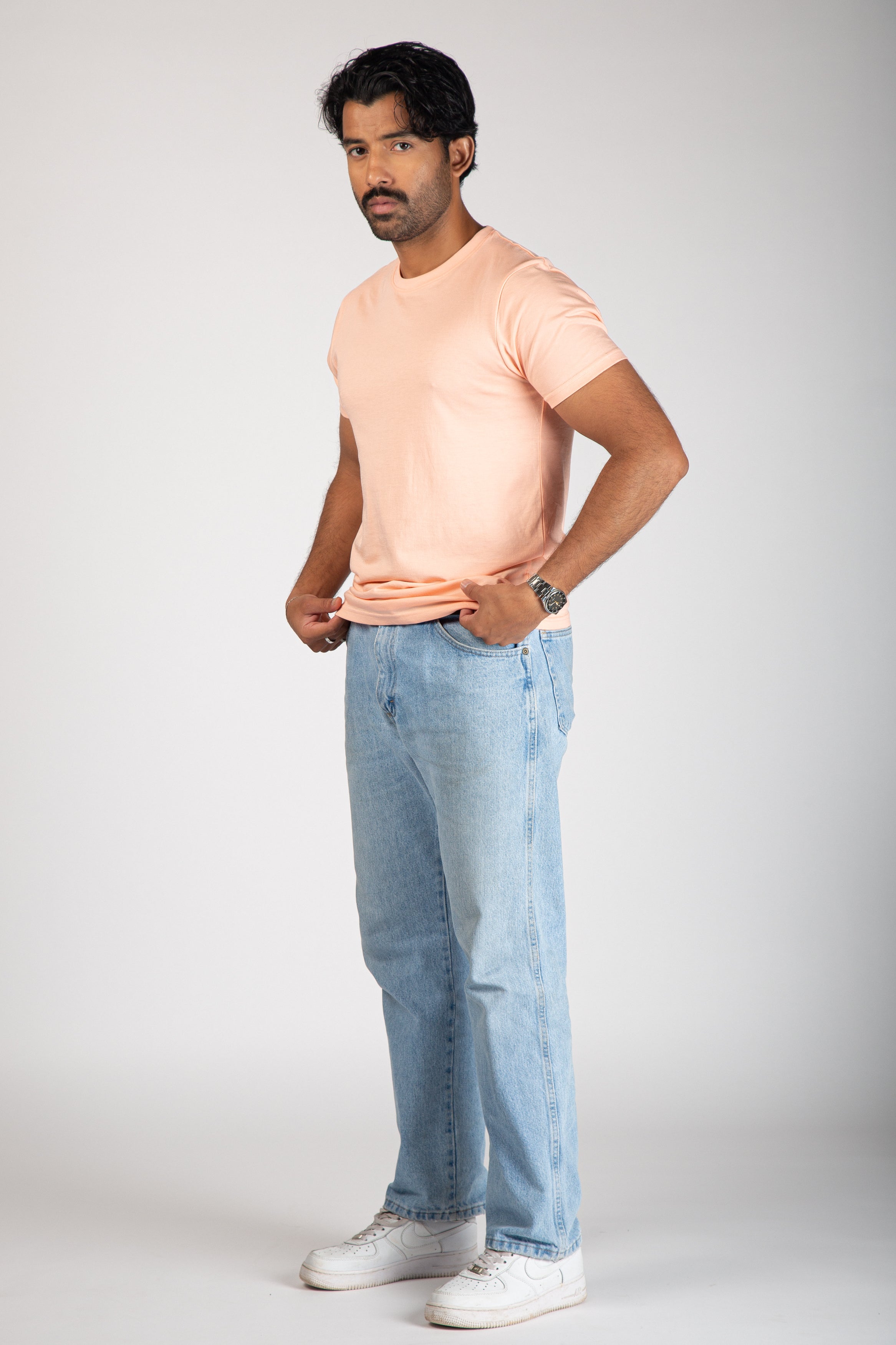 Shell Pink Crew Neck