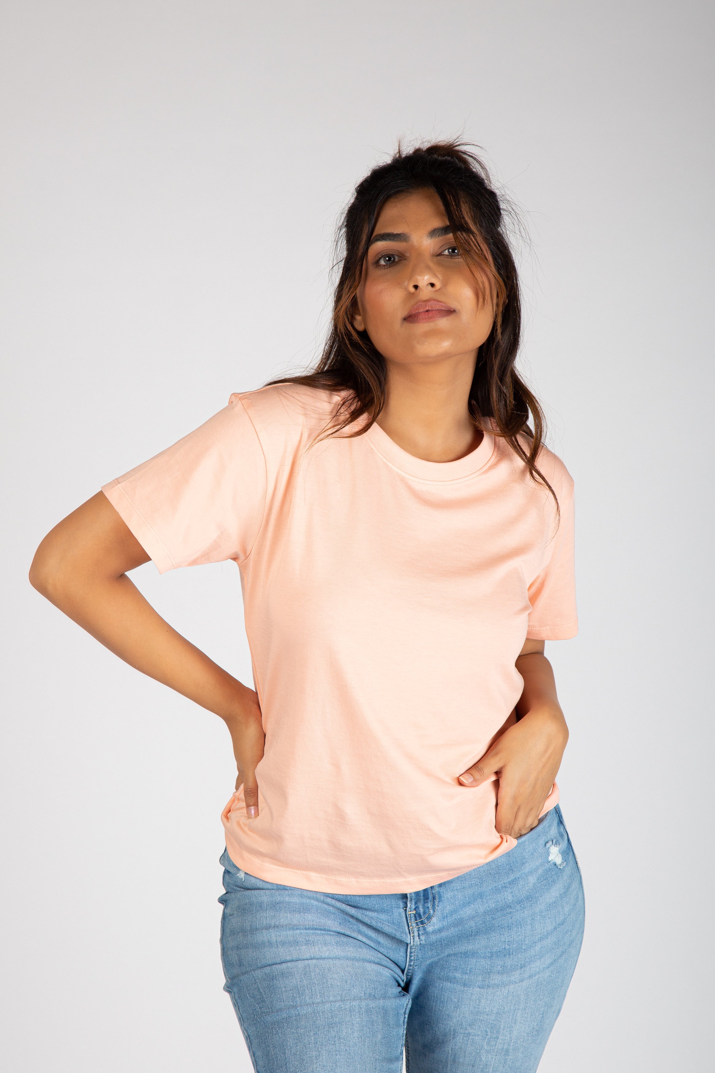 Shell Pink Kinda Crop